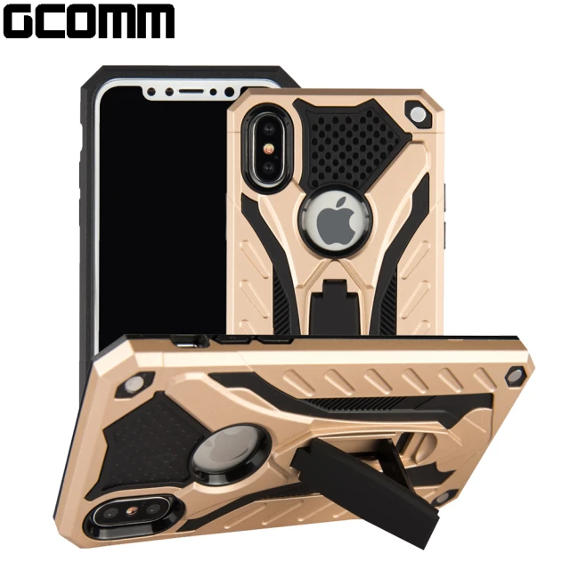 【GCOMM】GCOMM iPhoneXs Max Solid Armour 防摔盔甲保護殼 黃金盔甲(iPhoneXs Max)