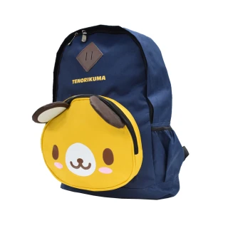 【TENORIKUMA】三麗鷗拿鐵熊 大空間 輕量款雙肩後背包 外出包 旅行背包(深藍色)