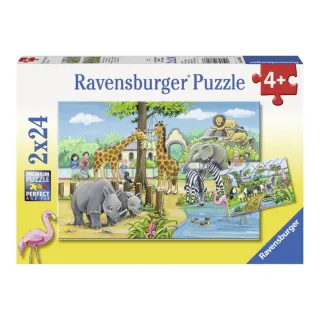 【德國Ravensburger】經典動物園12片x2(維寶 拼圖)