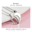 【GIUMKA】情侶對鍊．純銀項鍊．幸福的愛．情人節禮物(銀色)