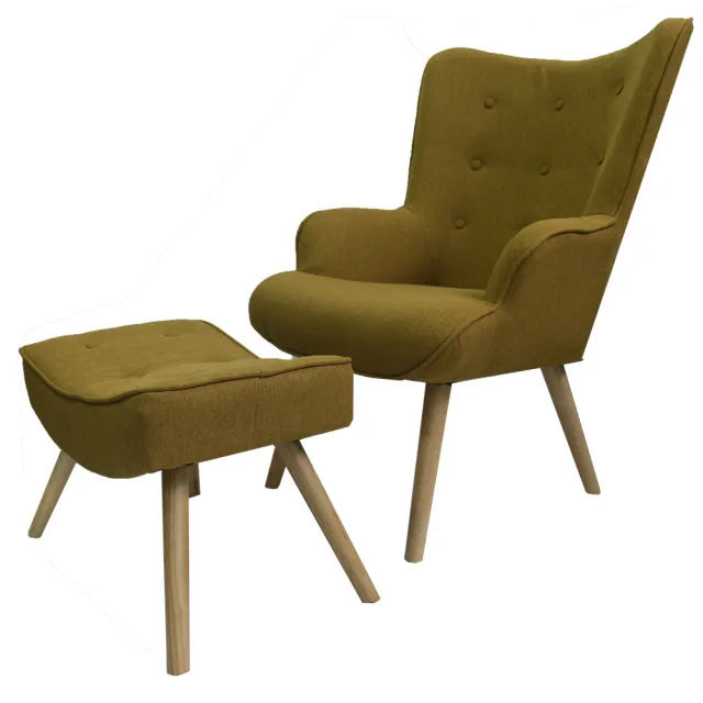 【YOI傢俱】凱姆沙發組 沙發+腳凳  黃灰藍3色可選(YAQ-8901)