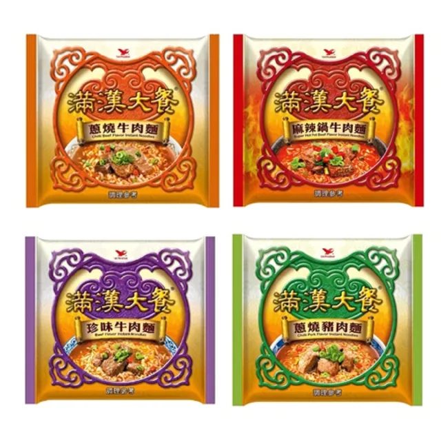 滿漢大餐】蔥燒牛肉麵袋187gx12入/箱- momo購物網- 好評推薦-2024年4月