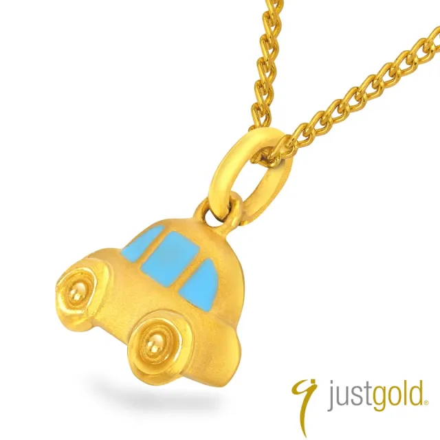 【Just Gold 鎮金店】純金彌月系列 黃金墜子-砵砵車