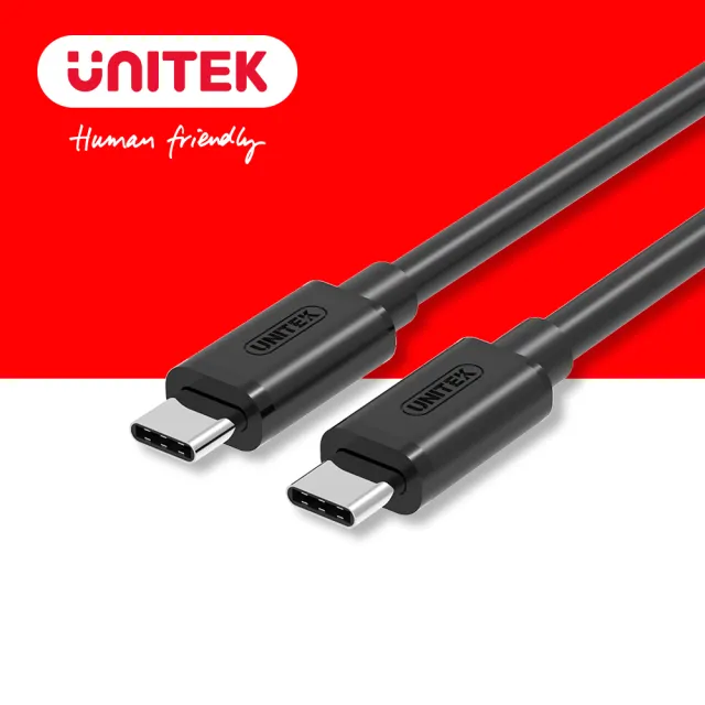 【UNITEK】USB 3.1 Type-C 傳輸線 Y-C477BK(Type-C)