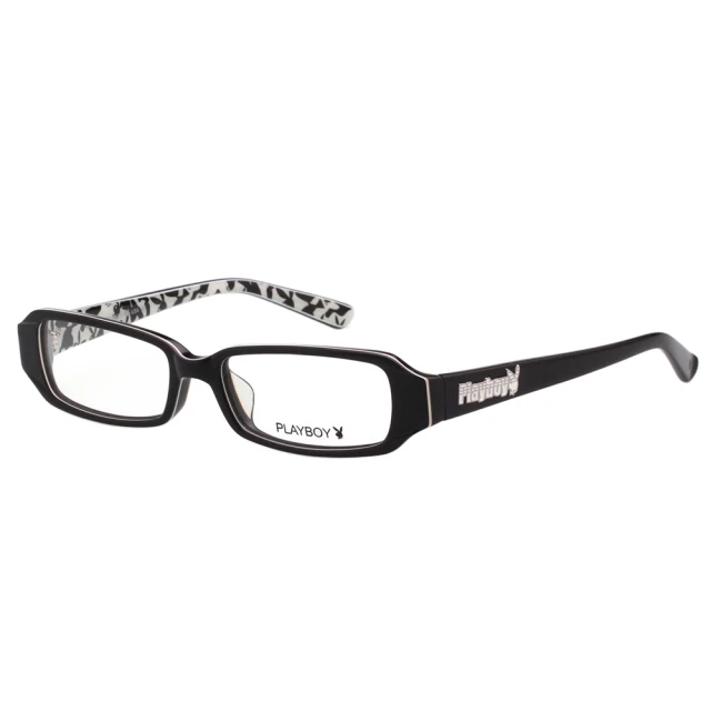 【PLAYBOY】時尚光學眼鏡PB85048(黑色)