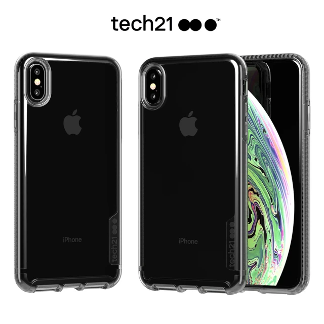 tech21 英國Tech 21抗衝擊PURE TINT防撞硬式透黑保護殼-iPhone Xs Max(BulletShield材質)