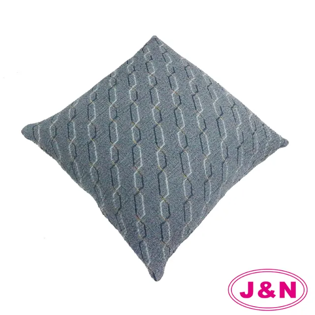 【J&N】簡約線條抱枕-45x45cm(2 入)