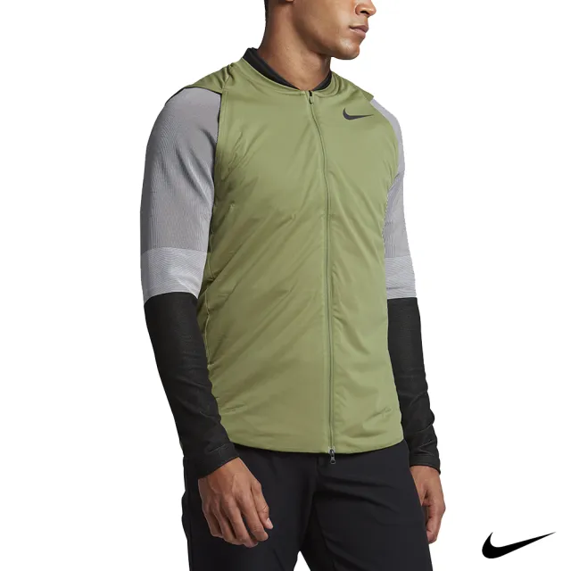【NIKE 耐吉】Nike Golf 男 高爾夫運動夾克外套 綠 833329-387