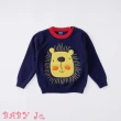 【BABY Ju 寶貝啾】俏皮小獅子純棉針織毛衣(紅色 / 灰色 / 藏藍色)