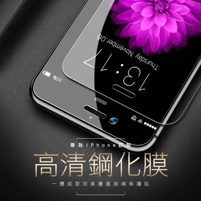 iPhone 6 6S Plus 透明玻璃鋼化膜手機保護貼(3入 iPhone6s保護貼 iPhone6SPlus保護貼)