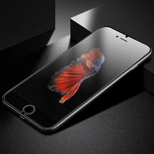 iPhone 7 8 Plus 保護貼手機磨砂半屏霧面玻璃鋼化膜(3入- 8Plus保護貼 7Plus保護貼)