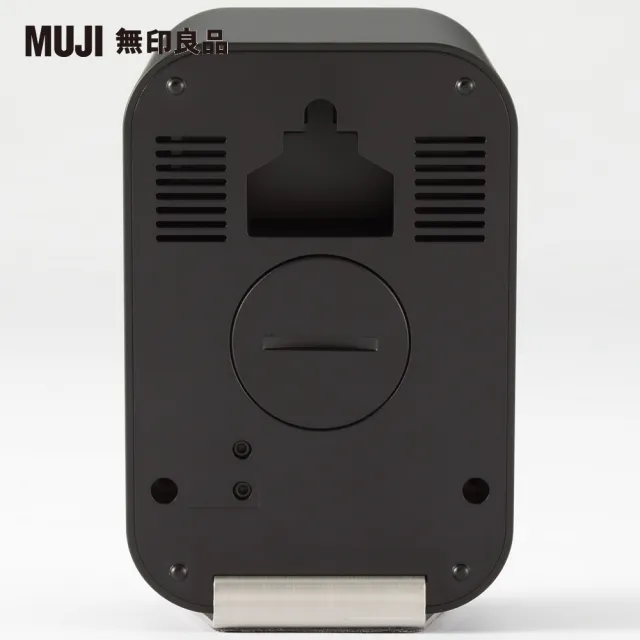 【MUJI 無印良品】數位溫濕度計/黑色