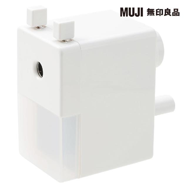 【MUJI 無印良品】手動削鉛筆機/小.淺灰