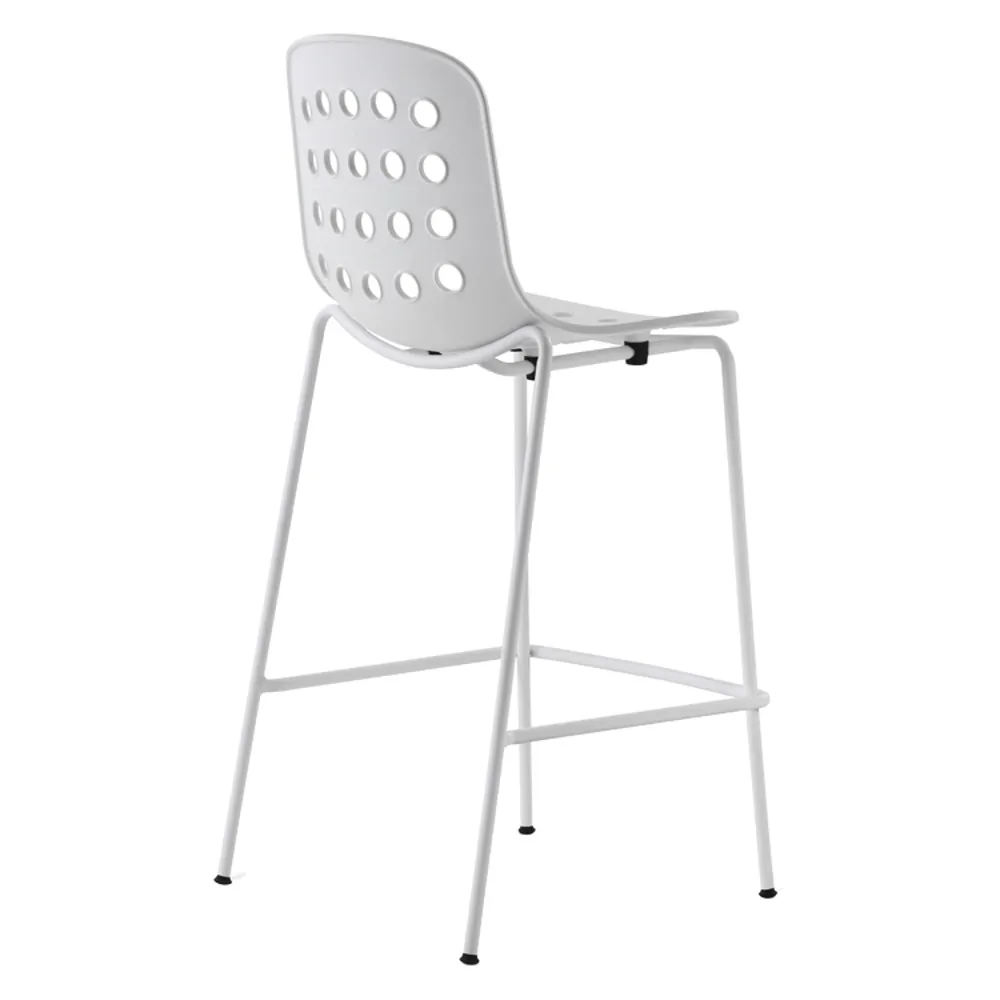 【YOI傢俱】義大利TOOU品牌 HOLI系列 赫恩高腳椅66公分 4色可選 有孔椅背(YPM-161206)