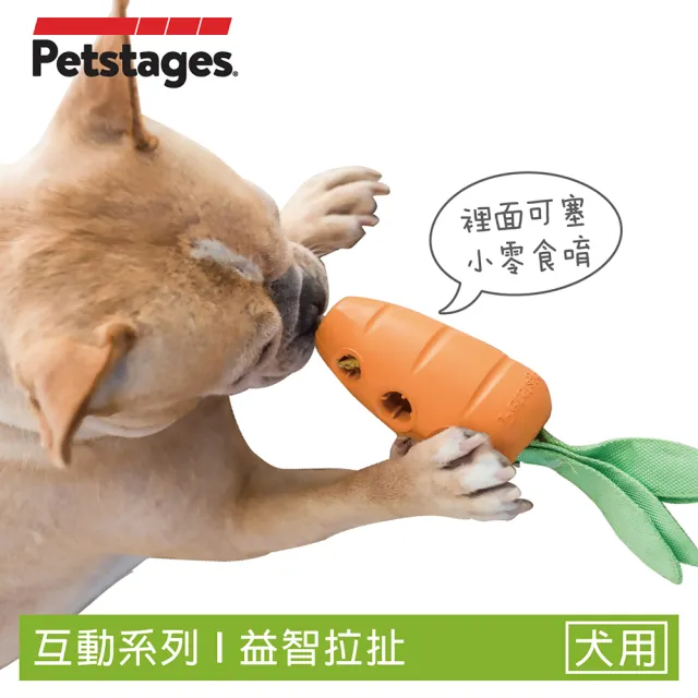 【Petstages】益智胡蘿蔔(潔牙 耐咬 可藏食 犬玩具)