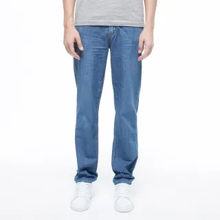 【BRAPPERS】男款 HG-高腰系列-高腰全棉直筒褲(淺藍)