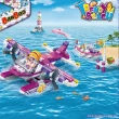 【BanBao 邦寶積木】6132/水上飛機(沙灘女孩系列)