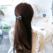 【Emi 艾迷】韓國清新童趣可愛裝飾蝴蝶結髮圈9件組(淺藍色)