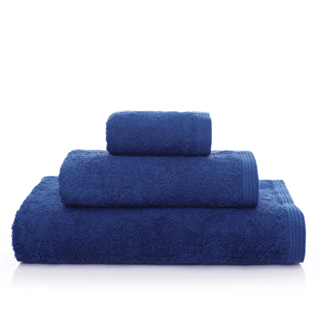 【Sorema 舒蕾馬】葡萄牙製原色精緻浴巾70x140cm 南歐陽光明星品牌(★皇家藍 Royal★)