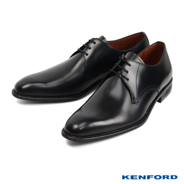 【KENFORD】日系經典商務素面德比鞋 黑色(KB46-BL)
