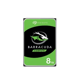 【SEAGATE 希捷】BarraCuda 8TB 3.5吋5400轉256MB 桌上型內接