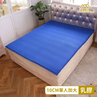 【日本藤田】3D立體透氣 10cm 頂級天然乳膠床墊(單人加大)