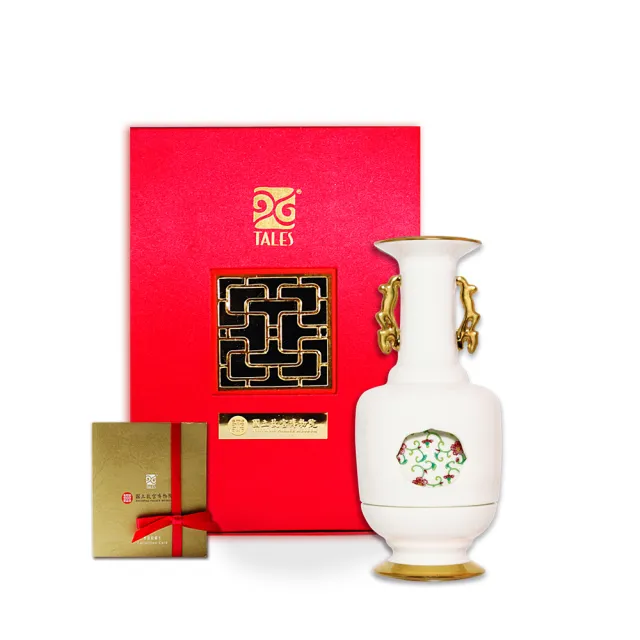 【TALES 神話言】故宮神話-乾隆雅翫-轉心瓶-月季(文創 禮品 禮物 收藏)