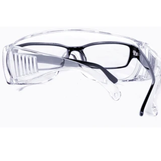 【Ainmax 艾買氏】一體式耐衝擊透明工作眼鏡(透明光 CE 、ANSI、CNS認證)
