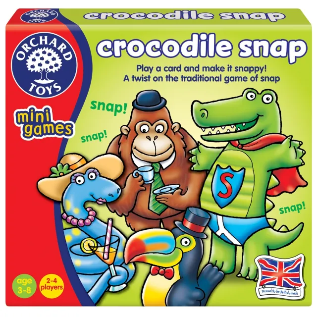 【Orchard Toys】可攜桌遊-鱷魚出沒(Crocodile Snap Mini Game)