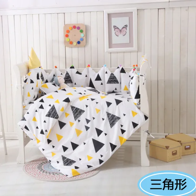 【HA Baby】嬰兒床專用-4件套組(適用 長x寬120cmx70cm嬰兒床型   嬰兒床床包、嬰兒床床單)