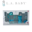 【L.A. Baby】四階段316超輕不鏽鋼保溫奶瓶成長禮盒組270ml 15件組(瑰蜜粉)