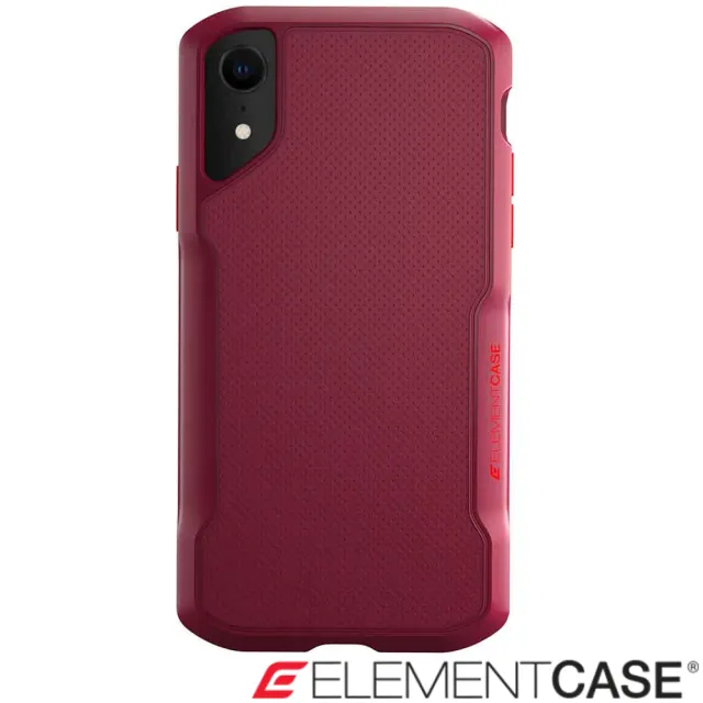 【美國 Element Case】iPhone XR Shadow(流線手感防摔殼 - 紅)