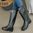 【Alberta】靴子-筒高32cm 高筒簡約純色長靴 雨靴 雨天必備靴款 防水雨鞋
