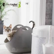 【LitterLocker】Design第三代貓咪鎖便桶+360°主子貓砂籃套組(貓砂籃二色可選)