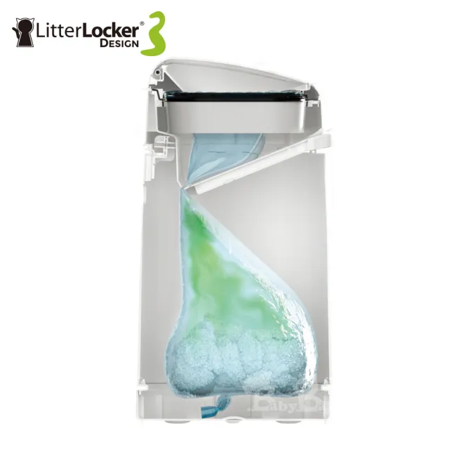 【LitterLocker】Design 第三代貓咪鎖便桶抗菌塑膠袋匣