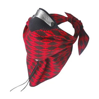 【英國 RESPRO】BANDIT 過濾PM2.5領巾式口罩(紅菱格)
