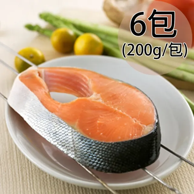 【天和鮮物】智利鮭魚輪切片6包(200g/包)