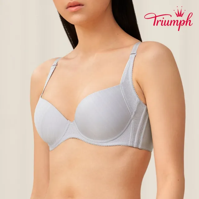 【Triumph 黛安芬】風格自在系列 涼感軟鋼圈內衣(竹炭暖灰)
