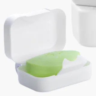 【滑進你的心】鎖釦旅行肥皂盒-多色任選(香皂盒 肥皂架 瀝水架 置物盒 旅行用品) 