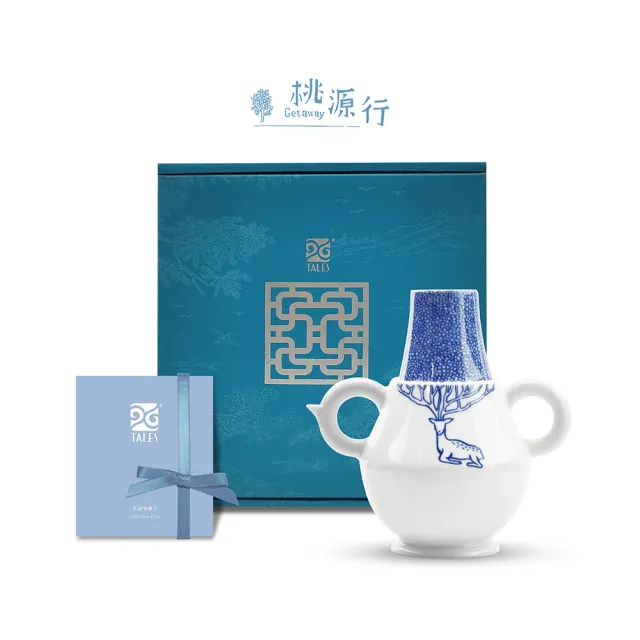 【TALES 神話言】桃源行-套壺組-1壺2杯(文創 藝術 餐具 茶具 生活美學)