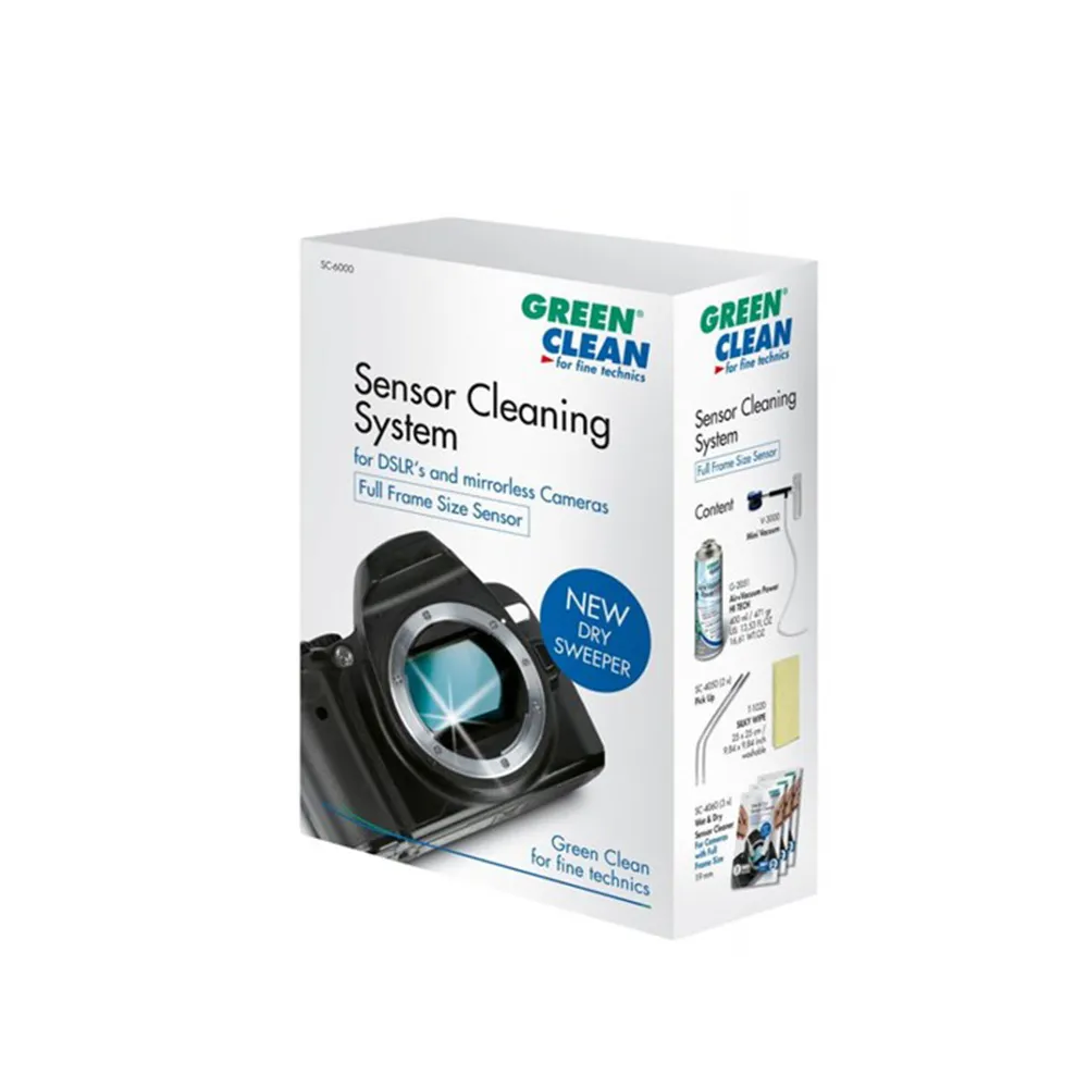 【奧地利GREEN CLEAN】Sensor Cleaning System 全幅CCD/CMOS清潔配套組 SC-6000(彩宣總代理)