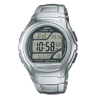 【CASIO 卡西歐】日本限定 未來時光數位電波腕錶(WV-58RD-1A)