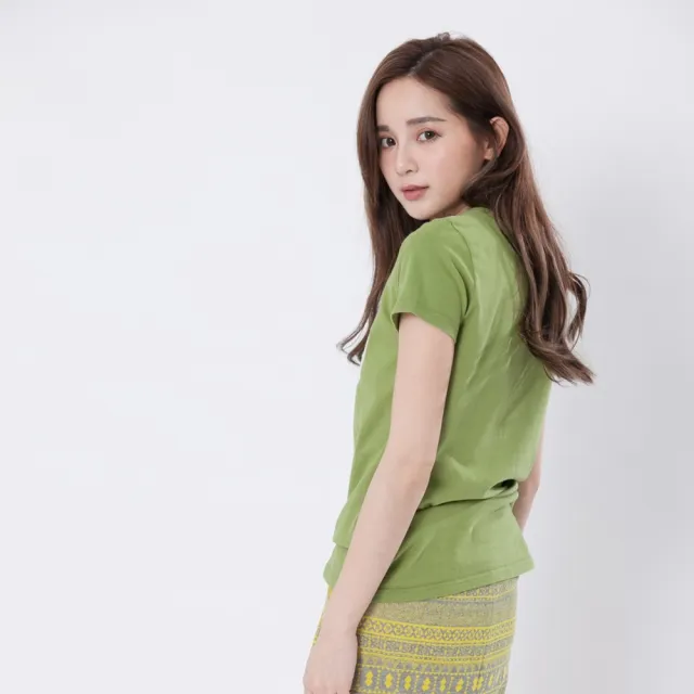 【so that’s me 好我】送你一朵花短袖蜜桃棉女Tee(合身版型蜜桃棉舒適手感)