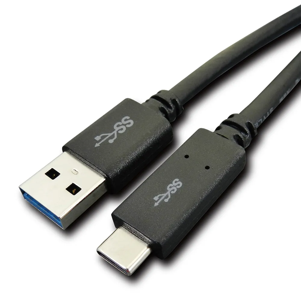【amber】USB-IF 認證Type-A 對 Type-C_1M傳輸線/快充線(USB3.1 Gen2_10Gbps認證/1M)