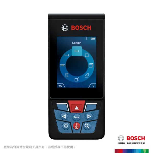 【BOSCH 博世】150米藍牙測距儀(GLM 150 C)