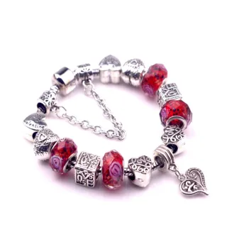 【馥瑰馨盛】愛的徜徉串珠潘朵Pando琉璃手環(含開光加持)