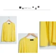 【玄太】葉形細縷空舒適針織罩衫(黃)