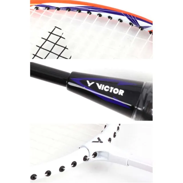 【VICTOR】亮劍穿線拍-羽球 羽毛球拍 訓練 勝利 橘白(BRS-1833)