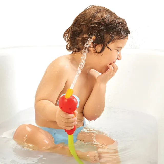 【以色列 Yookidoo】噴水鯨魚蓮蓬頭套組(洗澡玩具 戲水玩具)