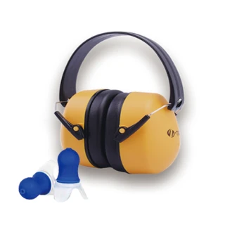 【U-TECH 優鐵客】防音耳罩-黃色 標準版 EM-5001B(耳罩)